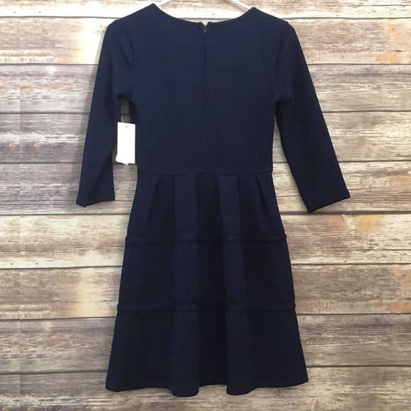 CITY STUDIO Juniors Textured Flare Dress - Picture 4 of 9